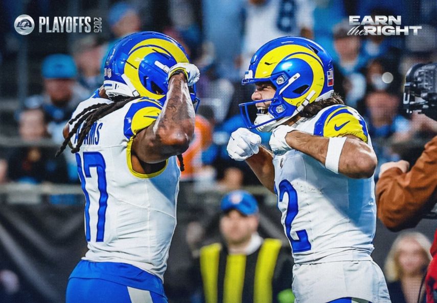Los Angeles Rams avanzan a la ronda divisional tras eliminar a los Panthers