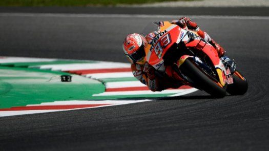 Marc Márquez, mejor tiempo en los primeros ensayos en Italia