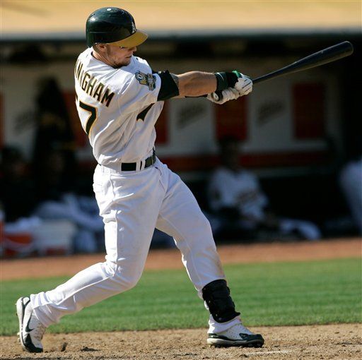 MLB: Atléticos 7, Rangers 4; Cunningham pega su 1er jonrón