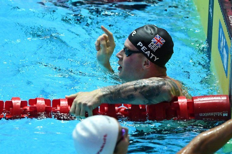 El británico Adam Peaty se impone en 100 m braza de los Mundiales de natación