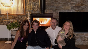 El DT Thomas Christiansen celebró el Año Nuevo junto a su familia
