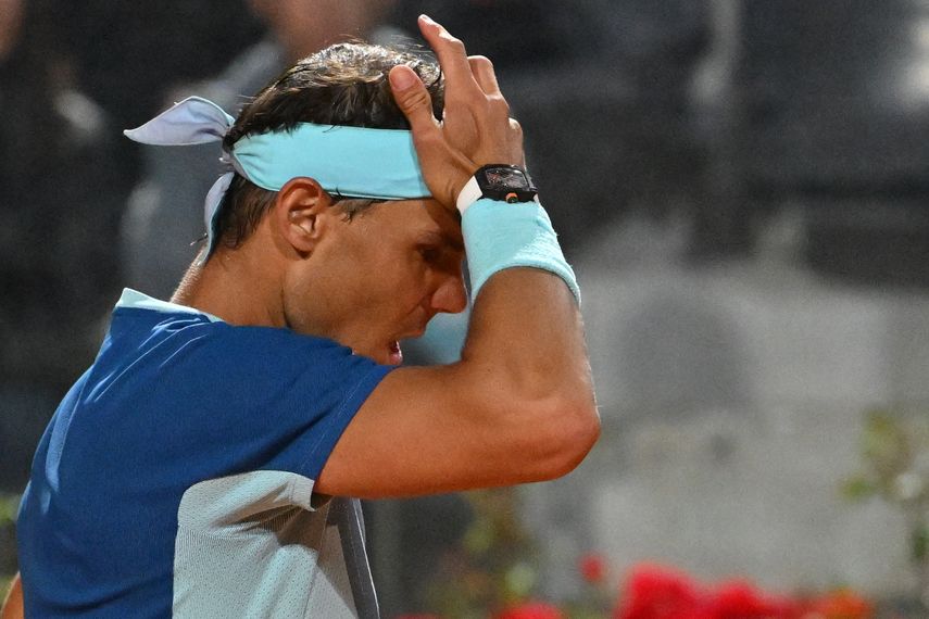 Rafael Nadal eliminado del Masters 1000 de Roma