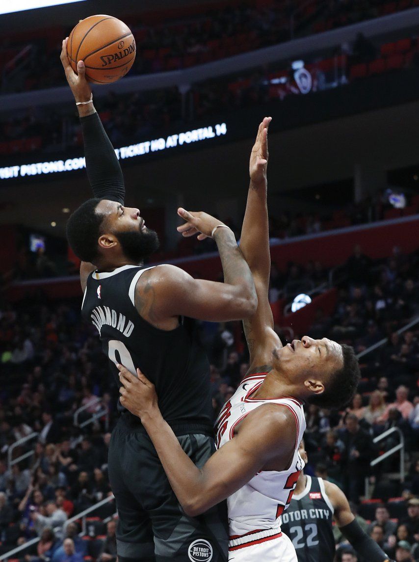 Drummond y Griffin guían a Pistons a paliza sobre Bulls