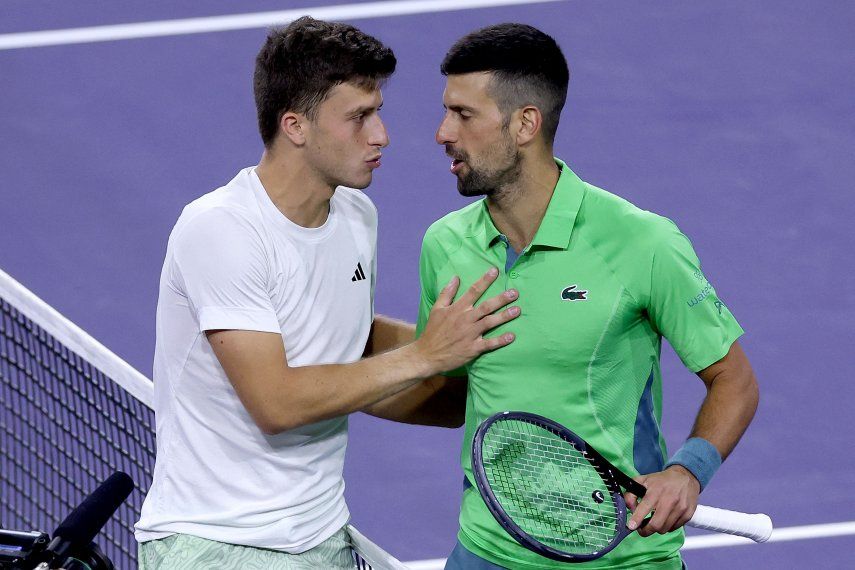 Masters de Indian Wells: Novak Djokovic cae eliminado a manos de Luca Nardi