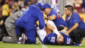 NFL: Jugador de los NY Giants sufrió fractura espeluznante