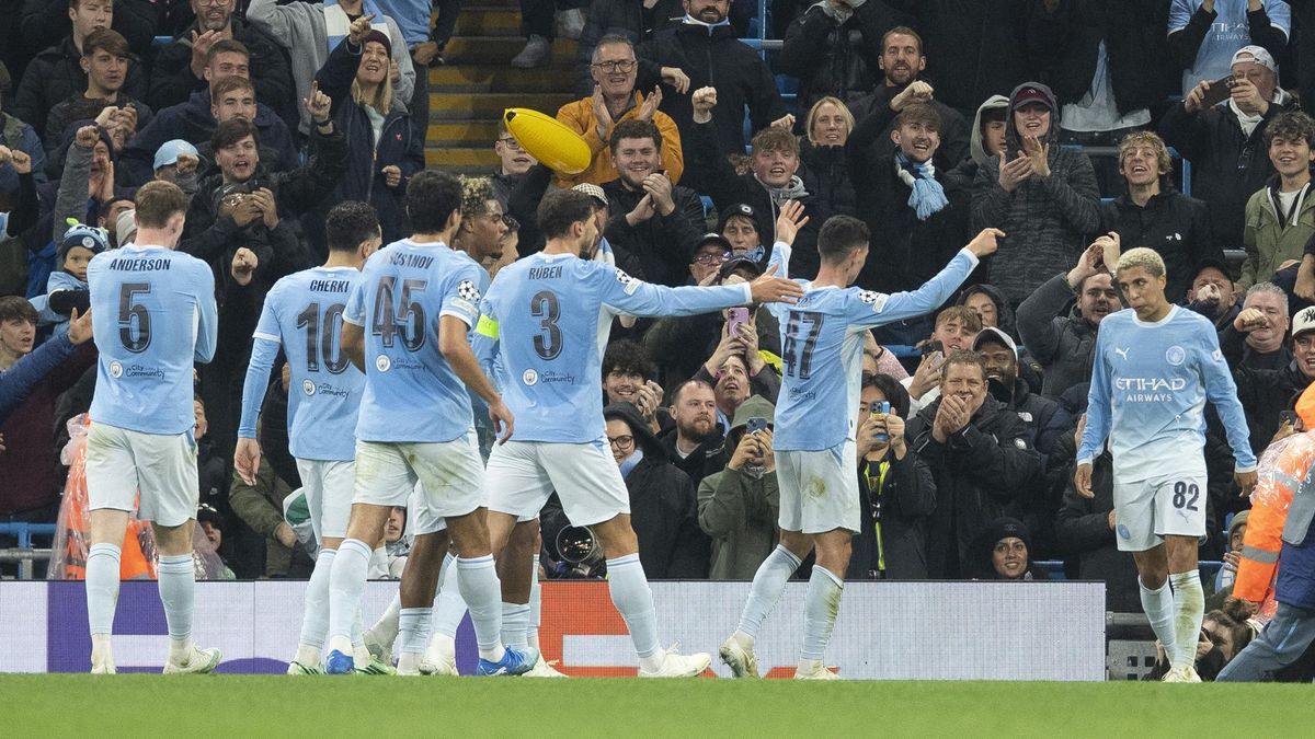 Champions League: Foden brilla con un triplete del Manchester City ante el AEK Champions League: Foden brilla con un triplete del Manchester City ante el AEK