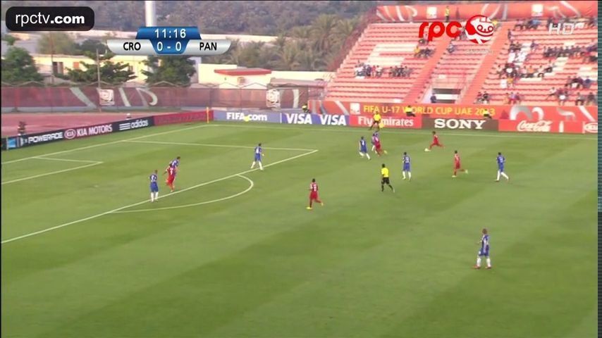Panamá pierde 1-0 ante Croacia en Mundial sub-17