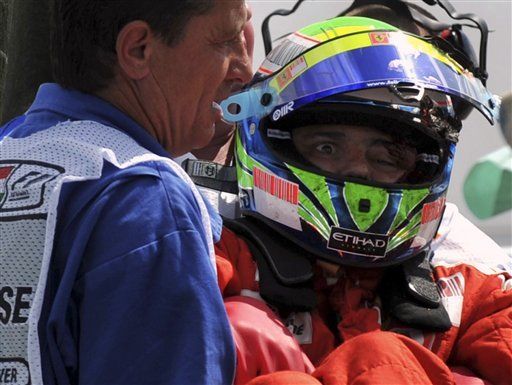 F1: Massa ya no corre riesgo de muerto, dice médico