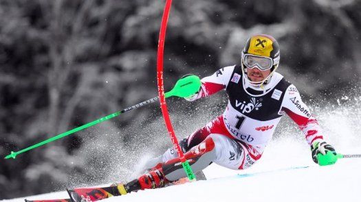 El austriaco Hirscher gana en el eslalon nocturno de Zagreb