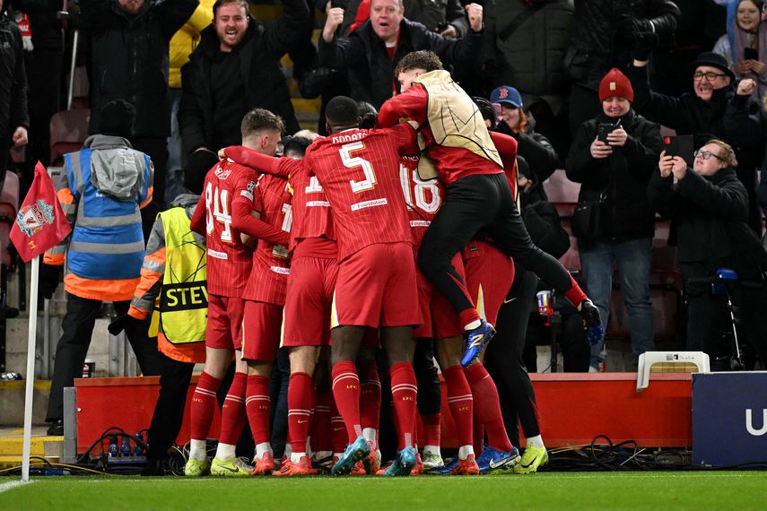 Champions League: El Liverpool supera al Real Madrid en Anfield