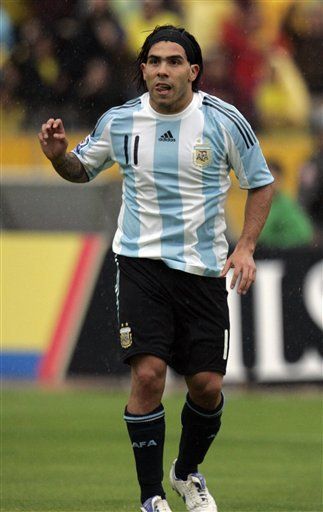 Mundial: Tevez se culpa por penal ante Ecuador